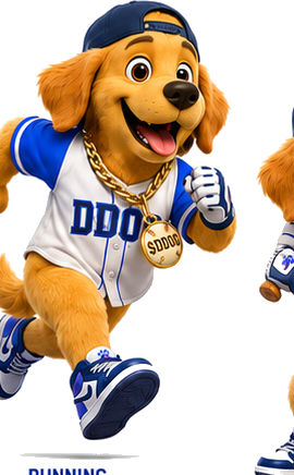 Dinger Dog hustling
